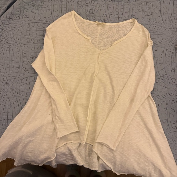 Truly Madly Deeply Tops - Truly Madly Deeply Cream V-Neck Tunic